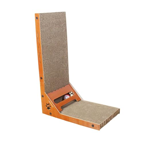 Zialofi Katzenkratzbaum mit Pappunterlage Und Interaktivem Spielzeug, m Zialofi Katzenkratzbaum mit Pappunterlage Und Interaktivem Spielzeug, m von Zialofi