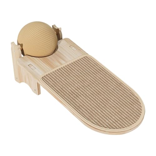 Zialofi Katzenkratzbrett mit Sisalball, Katzenkratzbrett, Bett aus, Geschenk, Heimtierbedarf, Spielzeug, Schleifpfoten, Rampe, Kratzpad, Oval Zialofi Katzenkratzbrett mit Sisalball, Katzenkratzbrett, Bett aus, Geschenk, Heimtierbedarf, Spielzeug, Schleifpfoten, Rampe, Kratzpad, Oval von Zialofi