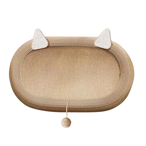 Ｚｉａｌｏｆｉ Katzenkratzmatte Schüssel Multifunktionale Heimtierbedarf Kätzchen Komfortables Kätzchen Schützen Möbel Kratzkissen Katzenkratzen, 55 Cmx40 cm von Ｚｉａｌｏｆｉ