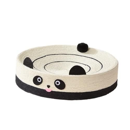 Zialofi Katzenkratzmöbel, Sisal Kratzbrett, Spielzeug für Krallenpflege, Dickes Zubehör für Katzen, Panda Zialofi Katzenkratzmöbel, Sisal Kratzbrett, Spielzeug für Krallenpflege, Dickes Zubehör für Katzen, Panda von Zialofi