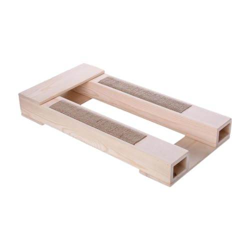 Zialofi Katzenmöbel für Zucht, Holzregal für Kätzchen, Tragbare Kratzfläche, Hanfseil Zialofi Katzenmöbel für Zucht, Holzregal für Kätzchen, Tragbare Kratzfläche, Hanfseil von Zialofi
