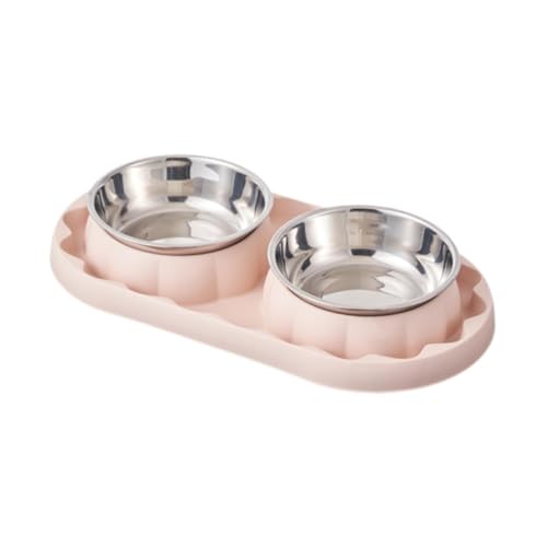 Zialofi Katzennäpfe mit großem Volumen, abnehmbare Futterstation für Hunde und Katzen, Pink Zialofi Katzennäpfe mit großem Volumen, abnehmbare Futterstation für Hunde und Katzen, Pink von Zialofi