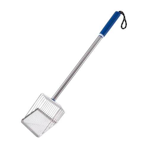 Zialofi Katzensandschaufel, Müllschaufel, Nicht -Stick -Haustierreinigungswerkzeuge, Katzenstreu Sifter mit langem Griff für kleine Tiere Welpe, Blau Zialofi Katzensandschaufel, Müllschaufel, Nicht -Stick -Haustierreinigungswerkzeuge, Katzenstreu Sifter mit langem Griff für kleine Tiere Welpe, Blau von Zialofi