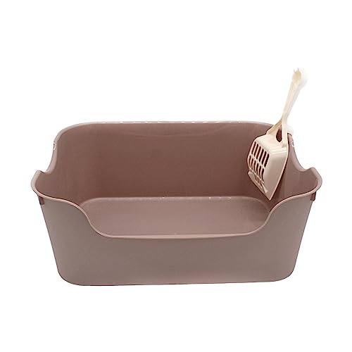 Zialofi Katzentoilette für Reisen, Hohe Seiten, Halbgeschlossene Bettpfanne, Kaffee Zialofi Katzentoilette für Reisen, Hohe Seiten, Halbgeschlossene Bettpfanne, Kaffee von Zialofi