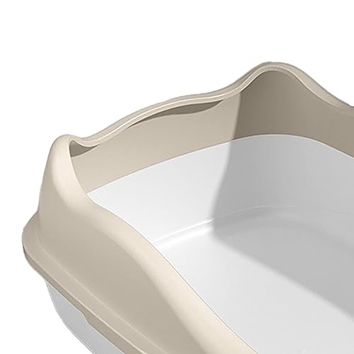Zialofi Katzentoilette mit Offenem Design, Töpfchen für Kleine Tiere, Käfigzubehör, Cremeweiß 15X12X6in Zialofi Katzentoilette mit Offenem Design, Töpfchen für Kleine Tiere, Käfigzubehör, Cremeweiß 15X12X6in von Zialofi