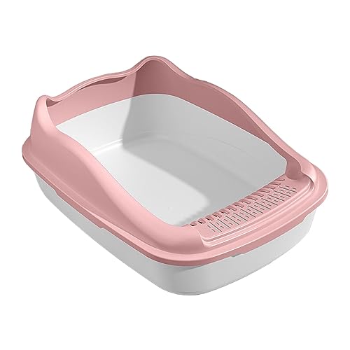Zialofi Katzentoilette mit Offenem Design, Töpfchen für Kleine Tiere, Käfigzubehör, Rosa 36,9 x 29,3 x 16 cm Zialofi Katzentoilette mit Offenem Design, Töpfchen für Kleine Tiere, Käfigzubehör, Rosa 36,9 x 29,3 x 16 cm von Zialofi