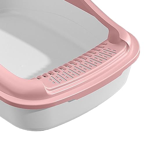 Zialofi Katzentoilette mit Offenem Design, Töpfchen für Kleine Tiere, Käfigzubehör, Rosa 48X34,7X18CM Zialofi Katzentoilette mit Offenem Design, Töpfchen für Kleine Tiere, Käfigzubehör, Rosa 48X34,7X18CM von Zialofi