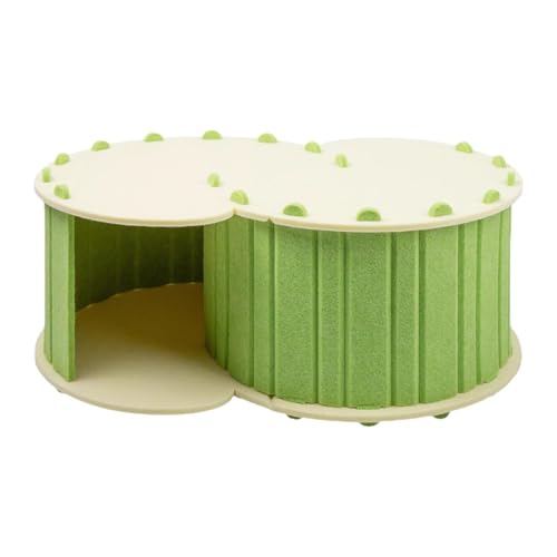 Zialofi Katzentunnelbett für Zwei Katzen mit Zwei Öffnungen, Spielplatz und atmungsaktives Design, GrÜn Zialofi Katzentunnelbett für Zwei Katzen mit Zwei Öffnungen, Spielplatz und atmungsaktives Design, GrÜn von Zialofi