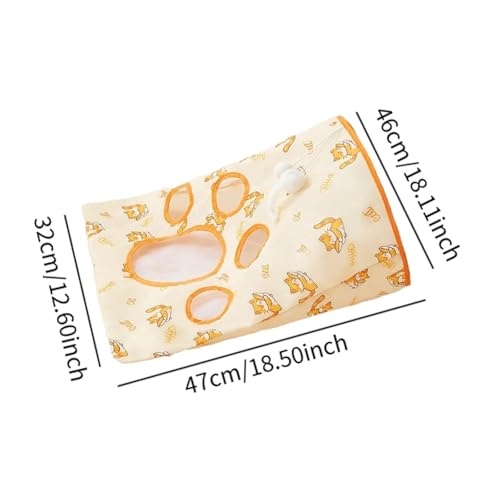 Zialofi Katzentunneltasche, Spieltunnel, Versteckspiel mit Bällen, Versteck, Lustiges, Zusammengefaltetes, Interaktives Haustierspielzeug für Kätzchen Und Kat, Katze Zialofi Katzentunneltasche, Spieltunnel, Versteckspiel mit Bällen, Versteck, Lustiges, Zusammengefaltetes, Interaktives Haustierspielzeug für Kätzchen Und Kat, Katze von Zialofi