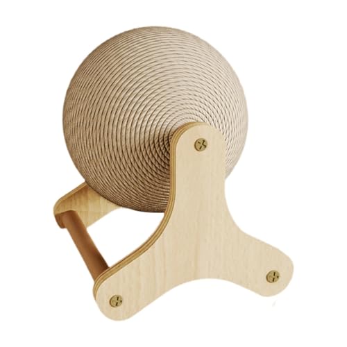 Zialofi Kratzspielzeug für Kaninchen, Rotierender Ball, Möbelschutz, Sisal Hasenkrallen Kratzbaum für Kätzchen, Kaninchen, Chinchillas, Kleintiere, l Zialofi Kratzspielzeug für Kaninchen, Rotierender Ball, Möbelschutz, Sisal Hasenkrallen Kratzbaum für Kätzchen, Kaninchen, Chinchillas, Kleintiere, l von Zialofi