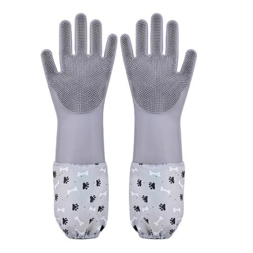 Zialofi Pflegehandschuhe für Haustiere, Massagebürste für Hunde Und Katzen, GRAU Zialofi Pflegehandschuhe für Haustiere, Massagebürste für Hunde Und Katzen, GRAU von Zialofi