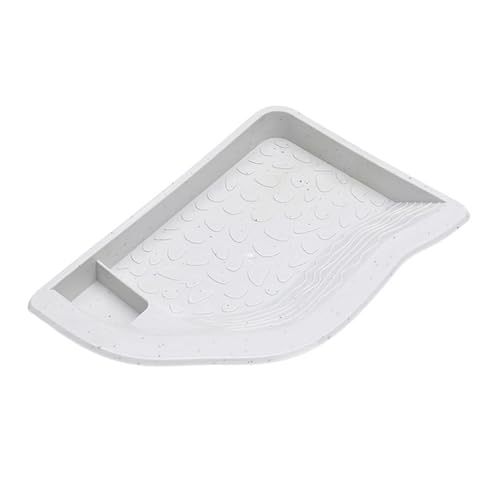 Zialofi Reptilien Wasserbehälter, Schildkröten Badewanne, Aquarium Zubehör mit Rampe, Futterschale für Schildkröten Und Geckos, Weiß Zialofi Reptilien Wasserbehälter, Schildkröten Badewanne, Aquarium Zubehör mit Rampe, Futterschale für Schildkröten Und Geckos, Weiß von Zialofi