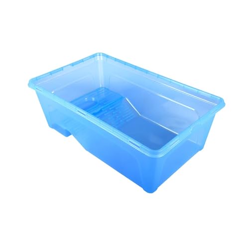 Zialofi Schildkröten Becken, Aquarium, Reptilien Lebensraum, Brutbereich, Ruhen, Klettern, Reptilien Aquarium, Langlebig für Schildkröten, Einsiedlerkrebse, Blau L Zialofi Schildkröten Becken, Aquarium, Reptilien Lebensraum, Brutbereich, Ruhen, Klettern, Reptilien Aquarium, Langlebig für Schildkröten, Einsiedlerkrebse, Blau L von Zialofi