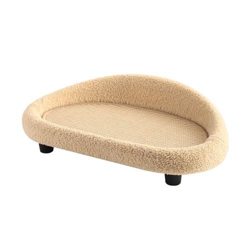 Ｚｉａｌｏｆｉ Sisal Cat Scratch Sturdy Pet Lounge Couch für Small von Ｚｉａｌｏｆｉ