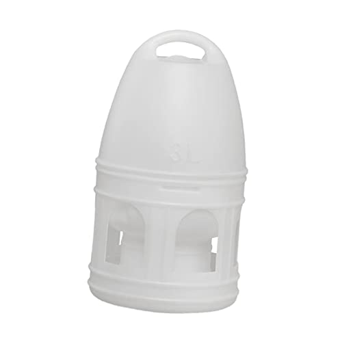 Zialofi Tauben Wasserspender, Vogel Wassertränke, Futterspender, Vogelkäfig Zubehör mit Hängendem Griff, Weiß 3L Zialofi Tauben Wasserspender, Vogel Wassertränke, Futterspender, Vogelkäfig Zubehör mit Hängendem Griff, Weiß 3L von Zialofi