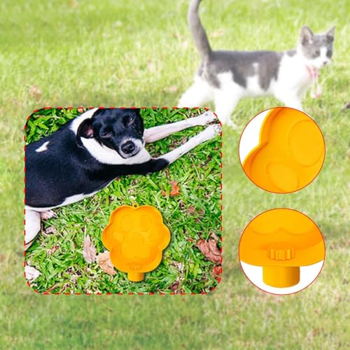 Zialofi Trinknapf-Set für Haustiere, mit Flaschenhalter, auslaufsicher, ideal für Camping und Reisen, Gelb Zialofi Trinknapf-Set für Haustiere, mit Flaschenhalter, auslaufsicher, ideal für Camping und Reisen, Gelb von Zialofi