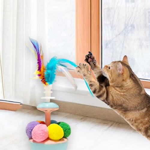 Zialofi Tumbler-Katzenspielzeug für drinnen, Selbstspielzubehör für Hauskatzen, Ersatz Zialofi Tumbler-Katzenspielzeug für drinnen, Selbstspielzubehör für Hauskatzen, Ersatz von Zialofi