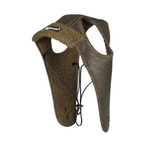 Zialofi Winter Pilotenmütze für Hunde für Kaltes Wetter, Kreative Kopfbedeckung, Winddichtes Haustier Cosplay Kostüm mit Ohrenklappen für Tiere, Katzen Und Hu, Braun S Zialofi Winter Pilotenmütze für Hunde für Kaltes Wetter, Kreative Kopfbedeckung, Winddichtes Haustier Cosplay Kostüm mit Ohrenklappen für Tiere, Katzen Und Hu, Braun S von Zialofi