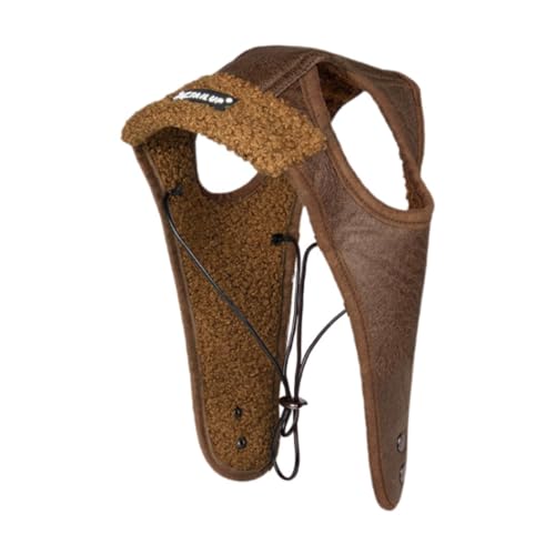 Zialofi Winter Pilotenmütze für Hunde für Kaltes Wetter, Kreative Kopfbedeckung, Winddichtes Haustier Cosplay Kostüm mit Ohrenklappen für Tiere, Katzen Und Hu, Kaffee S Zialofi Winter Pilotenmütze für Hunde für Kaltes Wetter, Kreative Kopfbedeckung, Winddichtes Haustier Cosplay Kostüm mit Ohrenklappen für Tiere, Katzen Und Hu, Kaffee S von Zialofi
