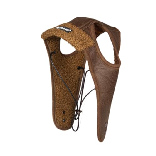 Zialofi Winter Pilotenmütze für Hunde für Kaltes Wetter, Kreative Kopfbedeckung, Winddichtes Haustier Cosplay Kostüm mit Ohrenklappen für Tiere, Katzen Und Hu, Kaffee XXL Zialofi Winter Pilotenmütze für Hunde für Kaltes Wetter, Kreative Kopfbedeckung, Winddichtes Haustier Cosplay Kostüm mit Ohrenklappen für Tiere, Katzen Und Hu, Kaffee XXL von Zialofi