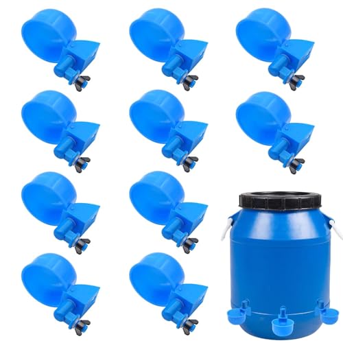 10 Stück Hühnertränke Automatische Geflügeltränke, Auslaufsichere di y Hühnerwasserbecher, Geflügeltränke Für Hühner Tränke, Automatische Fütterungszubehör Für Alle Arten Von Hühnerrassen 10 Stück Hühnertränke Automatische Geflügeltränke, Auslaufsichere di y Hühnerwasserbecher, Geflügeltränke Für Hühner Tränke, Automatische Fütterungszubehör Für Alle Arten Von Hühnerrassen von Zibeem