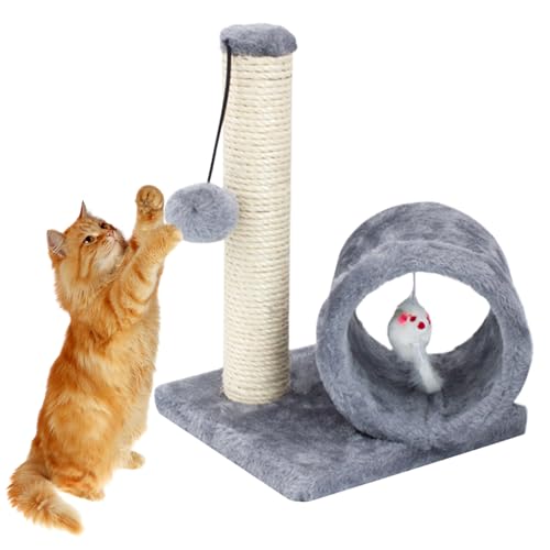 Zibeem Katzen Kratzpfosten | Kletterpfosten Für Kitten | Erhöhter Interaktiver für Bewegung, Entspannung und Klettern Zibeem Katzen Kratzpfosten | Kletterpfosten Für Kitten | Erhöhter Interaktiver für Bewegung, Entspannung und Klettern von Zibeem