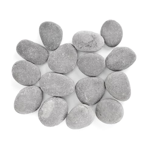 Zidoley 15 Stück Flache Steine zum Bemalen, 3-5 cm Flach Kieselsteine zum Basteln, Glatte Naturstein Dekosteine Natürlicher Flussstein für Dekoration Blumentöpfen, Garten Aquarien Deko, Bunte Malerei Zidoley 15 Stück Flache Steine zum Bemalen, 3-5 cm Flach Kieselsteine zum Basteln, Glatte Naturstein Dekosteine Natürlicher Flussstein für Dekoration Blumentöpfen, Garten Aquarien Deko, Bunte Malerei von Zidoley
