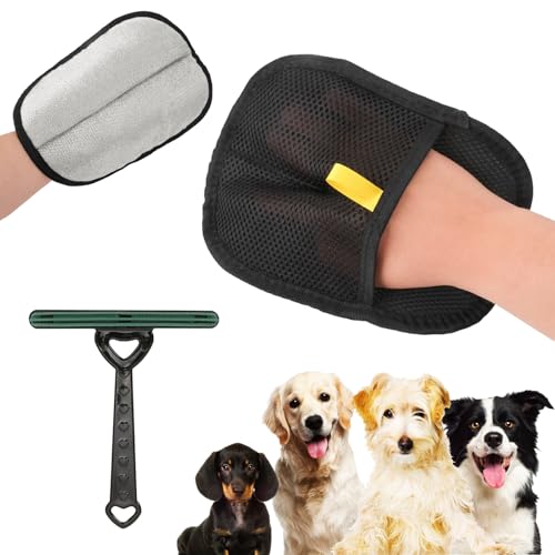 Zidoley Fellmagnet Tierhaarbürste Satz, Doppelseitige Fellhandschuhe Fusselbürste, Katzenhaarentferner, Tierhaarentferner Handschuh, Kleiderbürste Hundehaarbürste Katzenhaarbürste, Katzenhandschuh Zidoley Fellmagnet Tierhaarbürste Satz, Doppelseitige Fellhandschuhe Fusselbürste, Katzenhaarentferner, Tierhaarentferner Handschuh, Kleiderbürste Hundehaarbürste Katzenhaarbürste, Katzenhandschuh von Zidoley