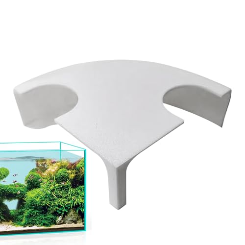 Aquariumhöhlen und Fischhaut, Fischtunnel | Zwei stabile Aquarienhöhlen Eingänge | Tank Thematische Ornamente für Krabbe Einsiedler Marine Marine von Ziennhu