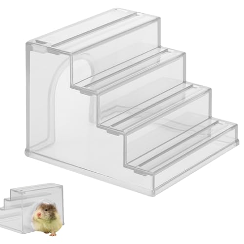 Hamster Leiter Kletterspielzeug für Käfig | 2-in-1-Holznisthaus mit Rutsch-Rampen-Zulassungsbehörde für Kleintiere für Bewegung, Graben und Spielzeit von Ziennhu