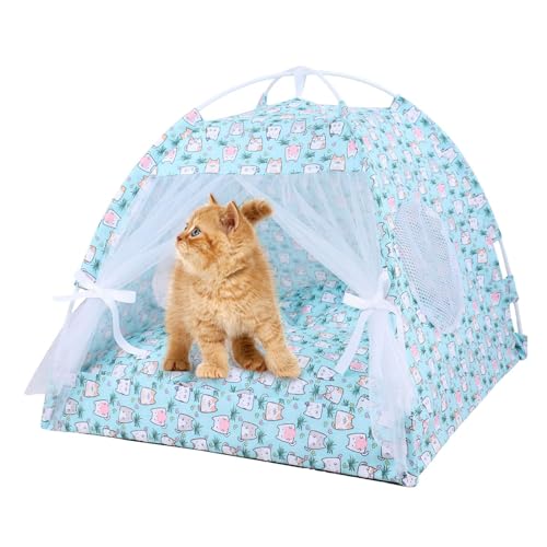 Haustierzelt für Katzen, Zeltbett für Katzen, Spielzelt für Haustiere, Cat Cave | Blumenhöhle für Haustiere, mobiles Zeltbett für Hunde Haustierzelt für Katzen, Zeltbett für Katzen, Spielzelt für Haustiere, Cat Cave | Blumenhöhle für Haustiere, mobiles Zeltbett für Hunde von Ziennhu