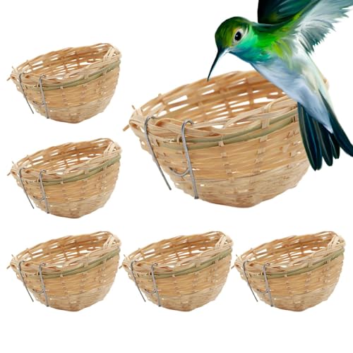 Kanarischer Nest, Taubennest | 6X Vogelhäuser für Outdoors - Wohnkultur, Zuchtbettzubehör Wildtierpflege für Terrasse, Haustür Kanarischer Nest, Taubennest | 6X Vogelhäuser für Outdoors - Wohnkultur, Zuchtbettzubehör Wildtierpflege für Terrasse, Haustür von Ziennhu