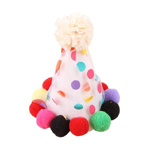 Katzen-Partyhut,Haustier-Partyhüte - Verstellbare dekorative Stirnbänder | Verstellbarer Hunde-Stirnband-Topper, niedliche Bunte Haustier-Kopfbedeckung für Hunde und Katzen, Geburtstagszubehör Katzen-Partyhut,Haustier-Partyhüte - Verstellbare dekorative Stirnbänder | Verstellbarer Hunde-Stirnband-Topper, niedliche Bunte Haustier-Kopfbedeckung für Hunde und Katzen, Geburtstagszubehör von Ziennhu