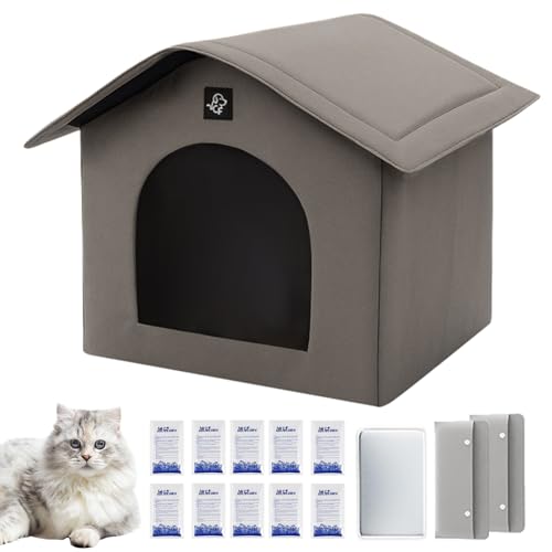 Kühlhaus für Hunde | Hundehütte für Welpen – tragbar und isoliert mit absorbierenden Taschen und Eispackung für Katzen und Welpen im Innen- und Außenbereich Kühlhaus für Hunde | Hundehütte für Welpen – tragbar und isoliert mit absorbierenden Taschen und Eispackung für Katzen und Welpen im Innen- und Außenbereich von Ziennhu