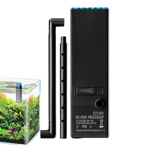 Ölfilm-Entferner für Aquarien – Aquarium-Skumer – Ölfilm-Entferner für Aquarien, Oberflächenschäumer | Ölfilter für Aquarien von Ziennhu