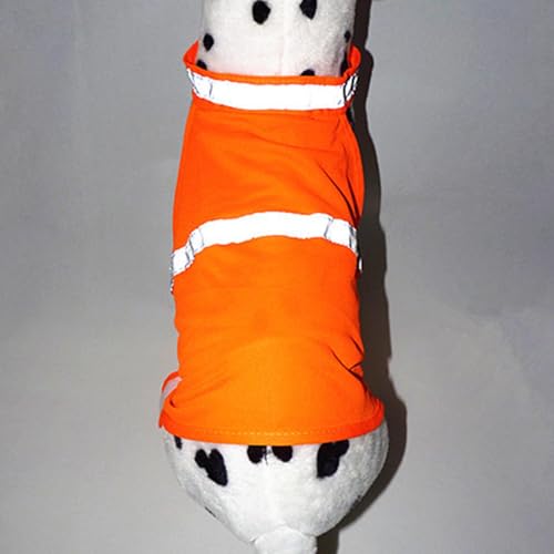 Reflektierende Weste für Hunde, atmungsaktiv, fluoreszierend, verstellbar, Orange, für Hunde, Jagdweste für Hunde, leichtes Zubehör für Haustiere Reflektierende Weste für Hunde, atmungsaktiv, fluoreszierend, verstellbar, Orange, für Hunde, Jagdweste für Hunde, leichtes Zubehör für Haustiere von Ziennhu