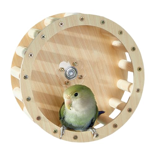 Vögel Running Wheel Training Toys - Holztraining Intelligenz Wachstum Spiel für Cockatiels - Hamster -Aktivitätsräder | Langlebiger sicheres natürliches Material | Unterhaltsame körperliche Vögel Running Wheel Training Toys - Holztraining Intelligenz Wachstum Spiel für Cockatiels - Hamster -Aktivitätsräder | Langlebiger sicheres natürliches Material | Unterhaltsame körperliche von Ziennhu