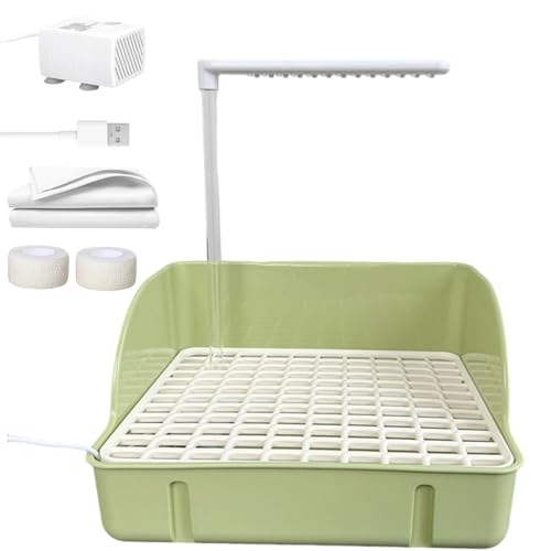 Ziennhu Badebecken | Automatische Vogelbadewanne Mit Pumpe,Geräumiges Badebecken Für, Sittiche, Nymphensittiche, Finken Und Aras, Vogelkäfig Zubehör von Ziennhu