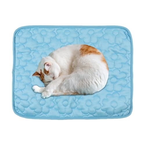 Ziennhu Haustier Kühlmatte, Haustier Sommer Kühlkissen Indoor Outdoor Kühlkissen Tragbare Haustier Kühlbedarf für kleine mittelgroße Hunde, Katzen, Sofa, Rasen, Balkon und heiße Tage Ziennhu Haustier Kühlmatte, Haustier Sommer Kühlkissen Indoor Outdoor Kühlkissen Tragbare Haustier Kühlbedarf für kleine mittelgroße Hunde, Katzen, Sofa, Rasen, Balkon und heiße Tage von Ziennhu
