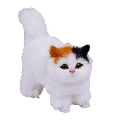 Ziennhu Plüschkatze – Katzenfiguren – Plüschspielzeug für Katzen, Katzenfiguren – Spielzeug für Kätzchen aus Plüsch für Katzen, Dekoration für Büro, Bibliothek, Schrank, Ziennhu Plüschkatze – Katzenfiguren – Plüschspielzeug für Katzen, Katzenfiguren – Spielzeug für Kätzchen aus Plüsch für Katzen, Dekoration für Büro, Bibliothek, Schrank, von Ziennhu