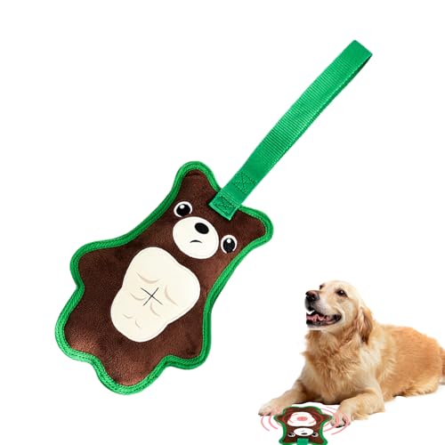Ziennhu Quietschspielzeug für Hunde, robustes Spielzeug für das Seilspiel, Anreicherungsbeißringe für Training, Stimulation, Linderung von Langeweile von Ziennhu