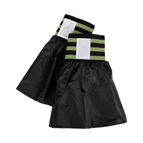 Ziennhu Trailrunning-Knöchelgamaschen – Kurze Gamaschen Trail – Low Gaiters Atmungsaktiv Wasserabweisend Leichtes Material Für Outdoor | Verstellbare Passform Reflektierende Elemente von Ziennhu