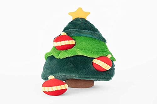 Zippy Paws ZP726 Holiday Zippy Burrow - Christmas Tree Hundespielzeug, 300 g von ZippyPaws