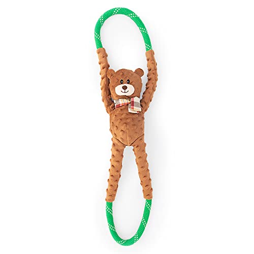 Zippy Paws ZP955 RopeTugz - Bear Hundespielzeug, 200 g von Zippy Paws
