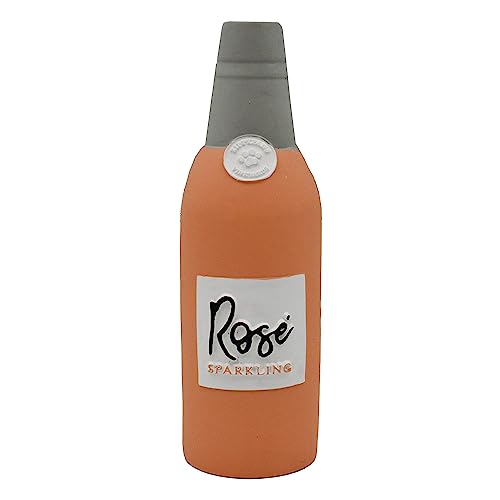 Latex Happy Hour Crusherz - Rosé Hundespielzeug – Langlebiges und lustiges Quietschtier, ungiftig und sicher, ideales Kauspielzeug für mittelgroße und große Hunde, Tierliebhaber von ZippyPaws
