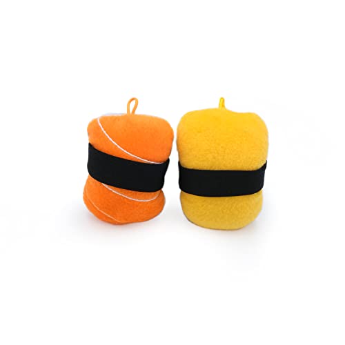 ZippyClaws NomNomz® – Sushi Hundespielzeug | Lustiges Kautest- und Zerrspielzeug im Sushi-Design | Mit Quietscher für extra Spielspaß | Ideal für kleine bis mittelgroße Hunde von ZippyPaws