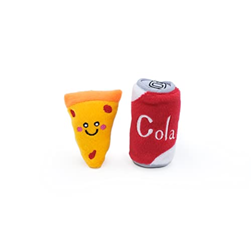 ZippyClaws NomNomz® – Pizza und Cola Hundespielzeug | Kautest & Zerrspielzeug im lustigen Design | Mit integriertem Quietscher | Perfekt für kleine bis mittelgroße Hunde ZippyClaws NomNomz® – Pizza und Cola Hundespielzeug | Kautest & Zerrspielzeug im lustigen Design | Mit integriertem Quietscher | Perfekt für kleine bis mittelgroße Hunde von ZippyPaws