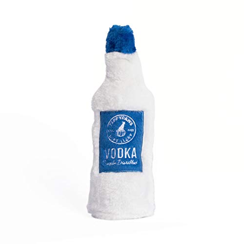 ZippyPaws – Happy Hour Crusherz Drink Themed Crunchy Wasserflasche Hundespielzeug – Wodka von ZippyPaws