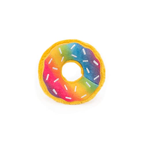 ZippyPaws Original Donutz - Keine Füllung Regenbogen Spielzeug, Regenbogen Hundespielzeug mit Quietscher, Plüsch Hundespielzeug für aggressive Kauer, Sommer Hundespielzeug, Regenbogen Dog Pride ZippyPaws Original Donutz - Keine Füllung Regenbogen Spielzeug, Regenbogen Hundespielzeug mit Quietscher, Plüsch Hundespielzeug für aggressive Kauer, Sommer Hundespielzeug, Regenbogen Dog Pride von ZippyPaws