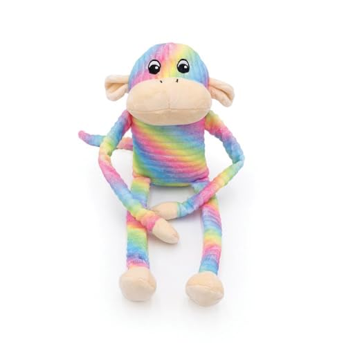 ZippyPaws Spencer der Knisteraffe – Großer Regenbogen, 24er-Karton – Weiches und Lautloses Hundespielzeug mit Knistergeräusch, Fördert Spaß und Bewegung für Hunde jeder Größe ZippyPaws Spencer der Knisteraffe – Großer Regenbogen, 24er-Karton – Weiches und Lautloses Hundespielzeug mit Knistergeräusch, Fördert Spaß und Bewegung für Hunde jeder Größe von ZippyPaws